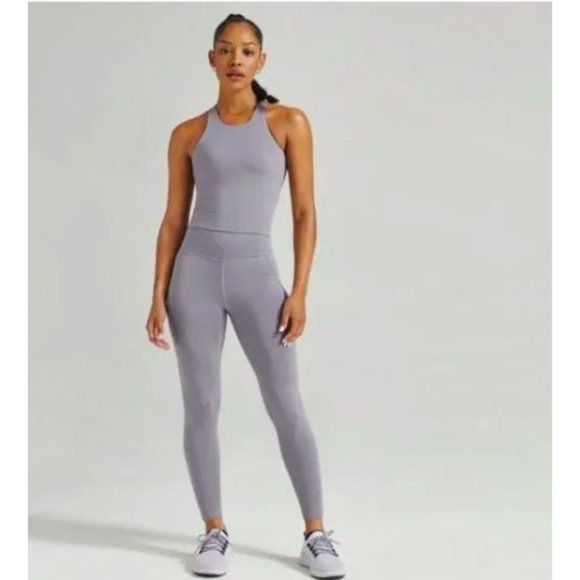 Allbirds Women's Gray Tencel Natural High-Waist Leggings Medium 1368 - Picture 2 of 15